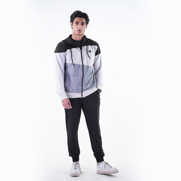 Tri Tone Zip-Up Hoodie Set