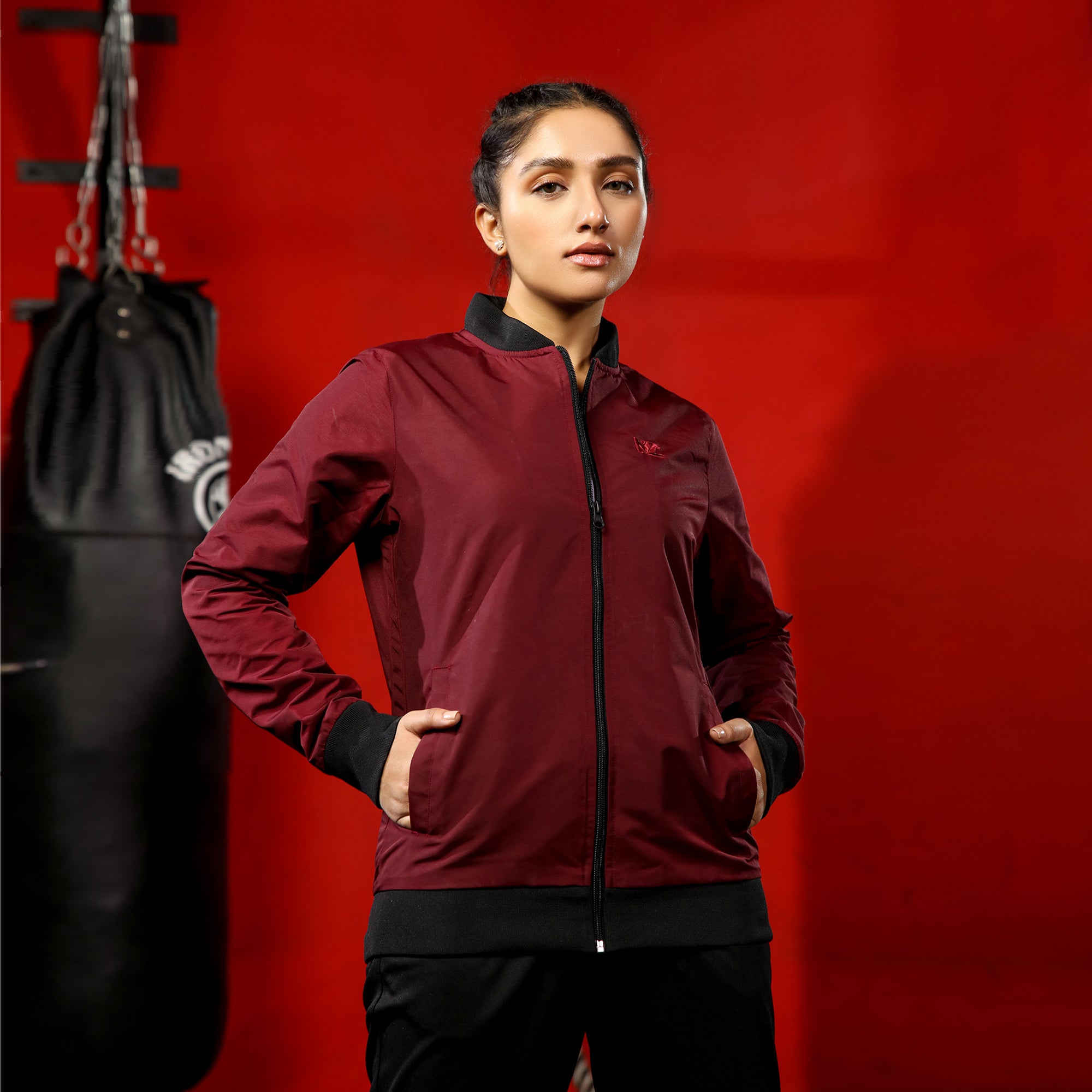 Amazon.com: Maroon Ladies XS Long Sleeve 1/4 Zip Pullover Wicking Sports  Jacket : Clothing, Shoes & Jewelry